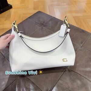 Sold NWT COACH Juliet Shoulder Bag Crossbody Leather CR981 Brass /Chalk